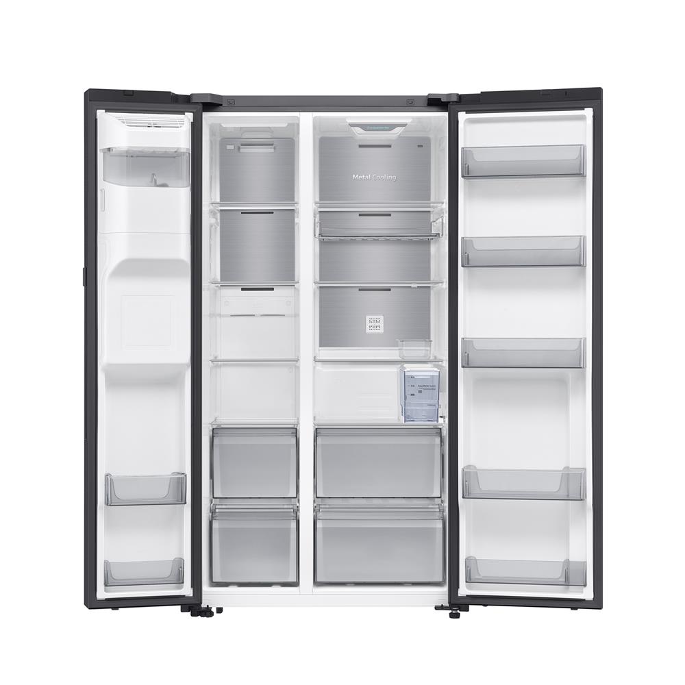 ตู้เย็น SIDE BY SIDE SAMSUNG RS90F65D2FST 21.7 คิว สีดำ