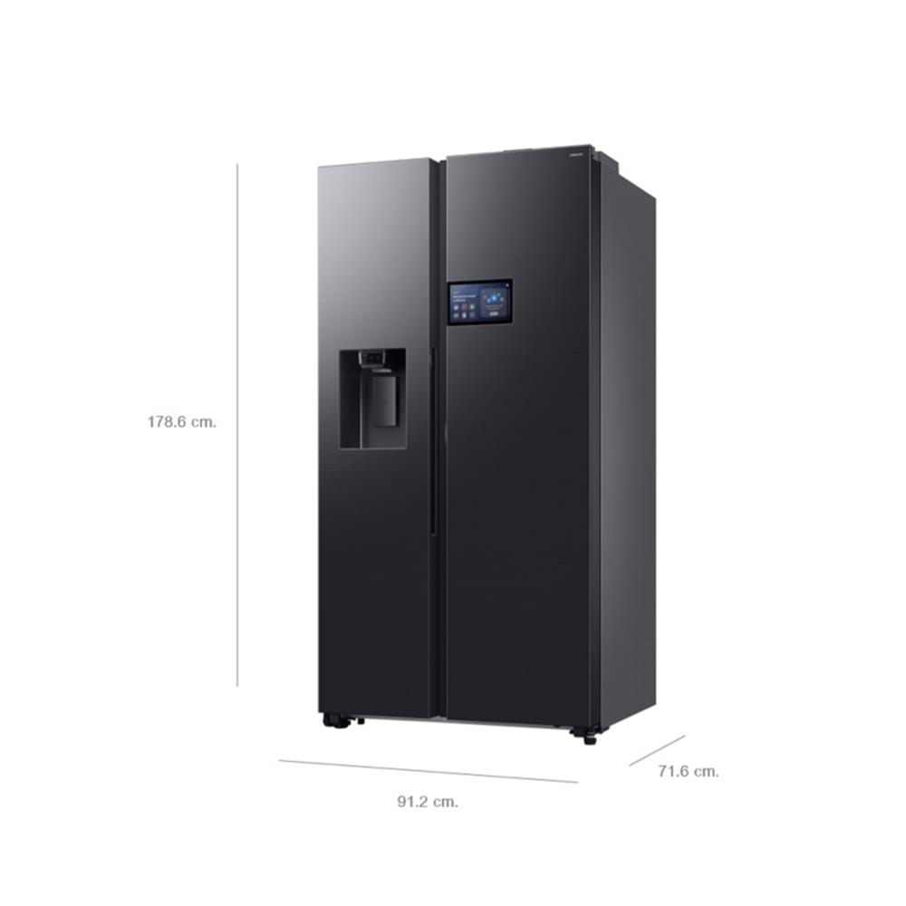 ตู้เย็น SIDE BY SIDE SAMSUNG RS90F65D2FST 21.7 คิว สีดำ