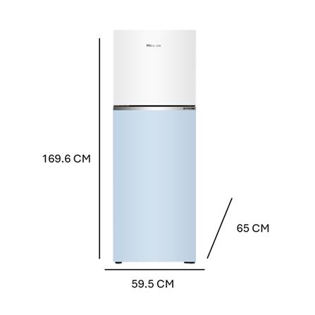 ตู้เย็น 2 ประตู HISENSE RT419N4TWU 11.5 คิว สีขาว-ฟ้า_7