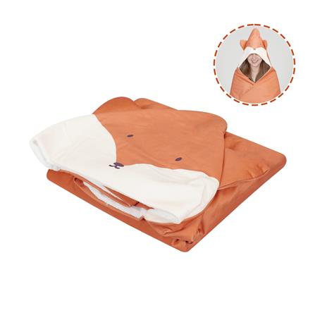 ผ้าขนหนู HOME LIVING STYLE HOOD FOX 27X54 นิ้ว สี ORANGE_1
