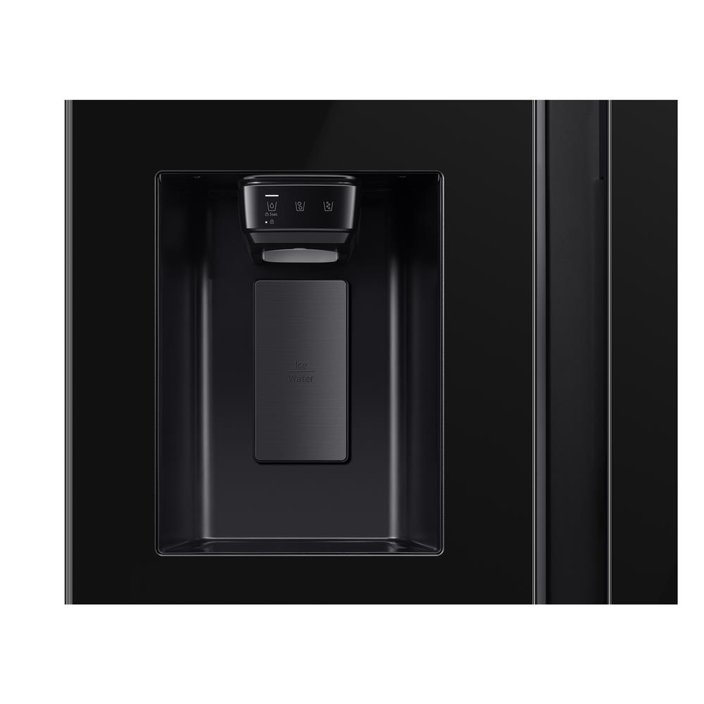 ตู้เย็น SIDE BY SIDE SAMSUNG RS70F65K1BST 22.4 คิว กระจกดำ