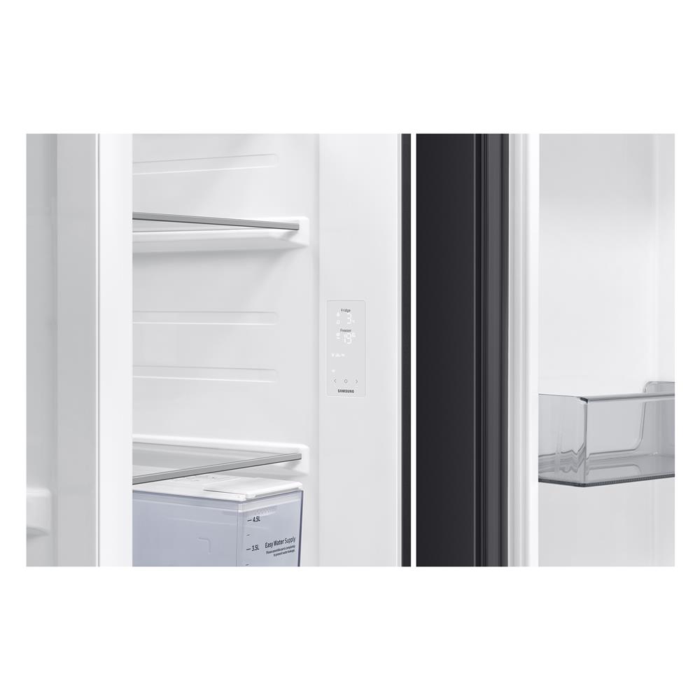 ตู้เย็น SIDE BY SIDE SAMSUNG RS70F65K1BST 22.4 คิว กระจกดำ