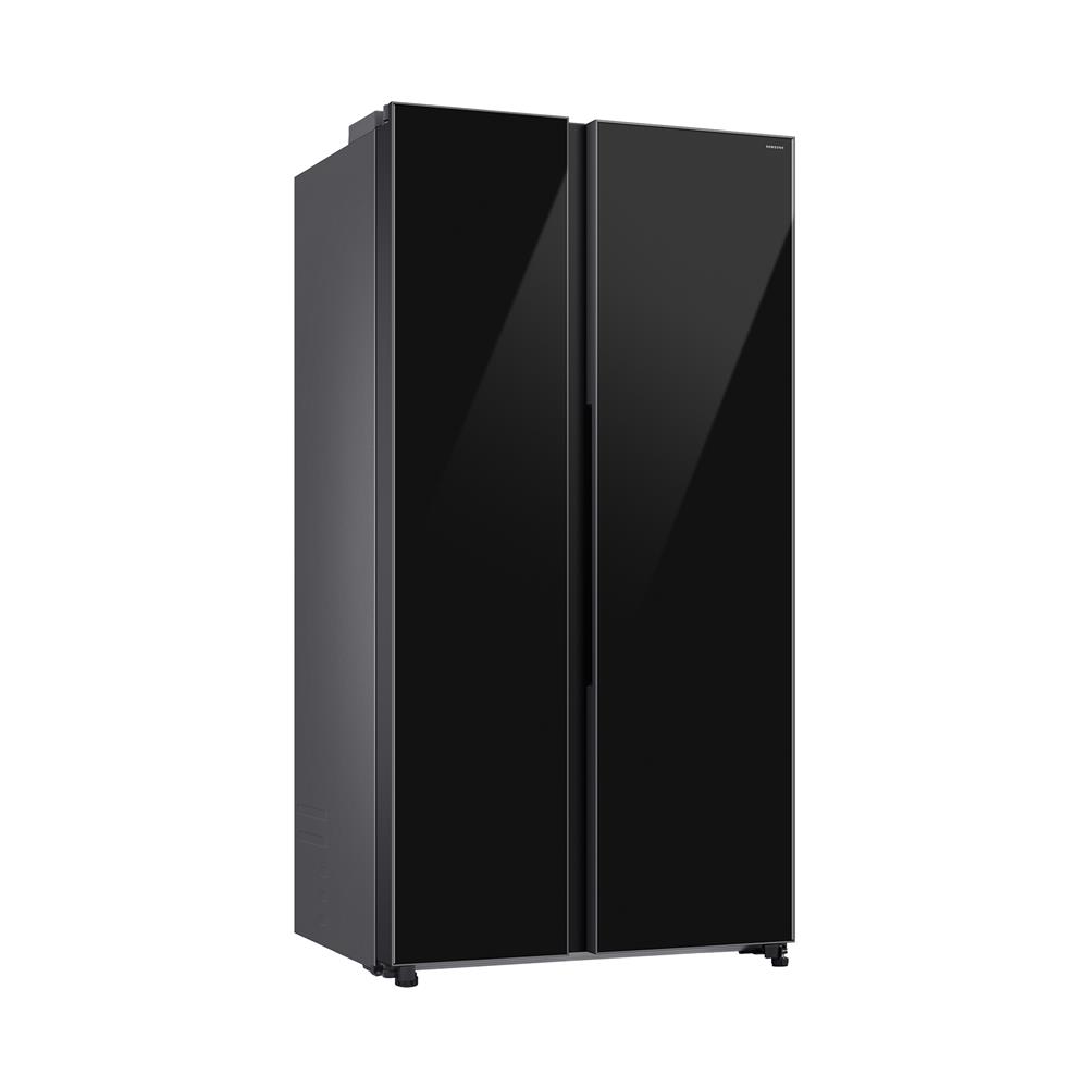 ตู้เย็น SIDE BY SIDE SAMSUNG RS70F65Q1BST 23.1 คิว กระจกดำ