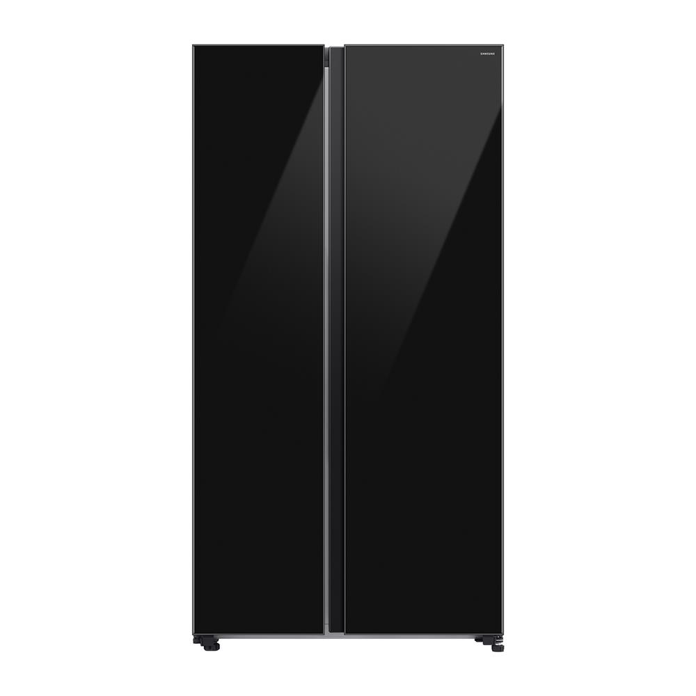 ตู้เย็น SIDE BY SIDE SAMSUNG RS70F65Q1BST 23.1 คิว กระจกดำ