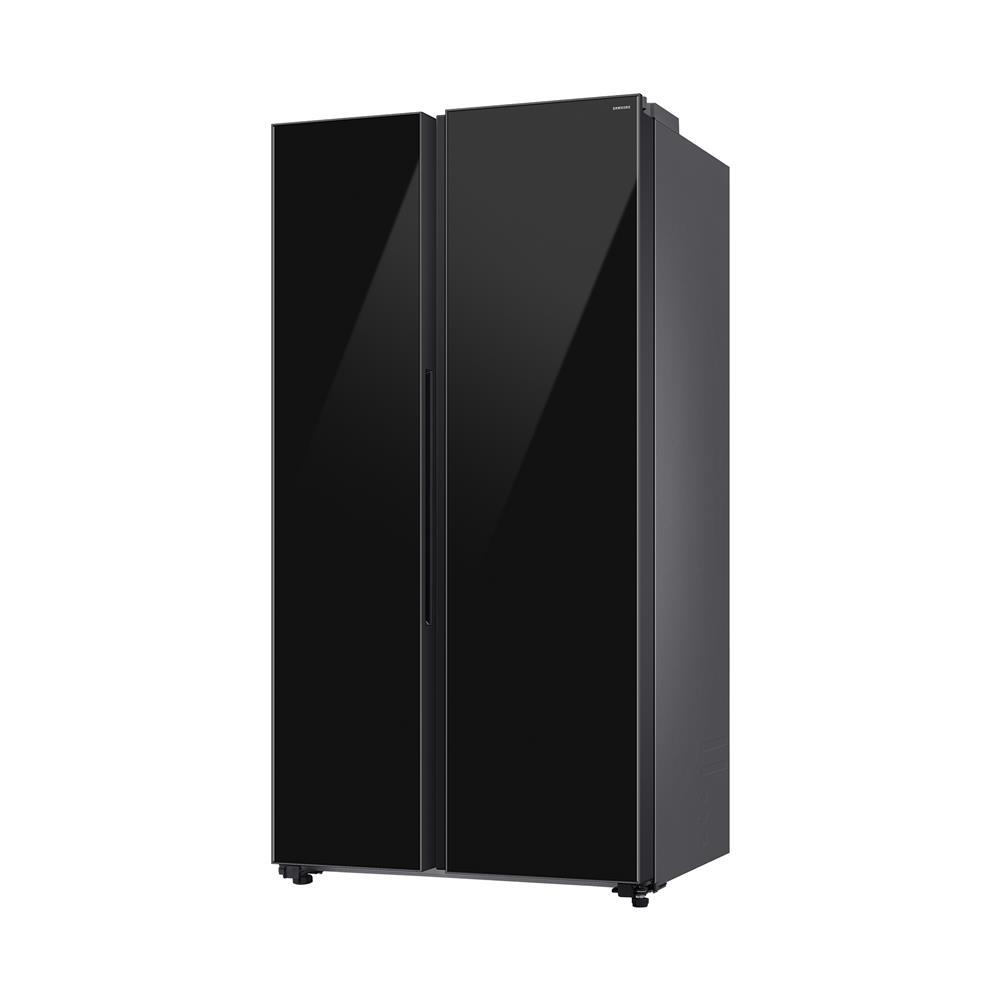 ตู้เย็น SIDE BY SIDE SAMSUNG RS70F65Q1BST 23.1 คิว กระจกดำ
