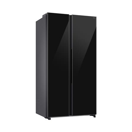 ตู้เย็น SIDE BY SIDE SAMSUNG RS70F65Q1BST 23.1 คิว กระจกดำ_2