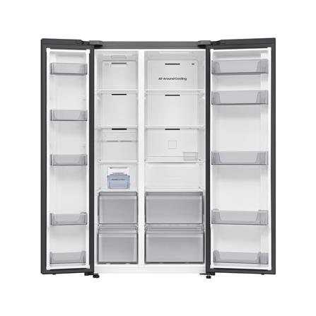 ตู้เย็น SIDE BY SIDE SAMSUNG RS70F65Q1BST 23.1 คิว กระจกดำ_3