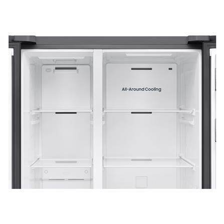 ตู้เย็น SIDE BY SIDE SAMSUNG RS70F65Q1BST 23.1 คิว กระจกดำ_8