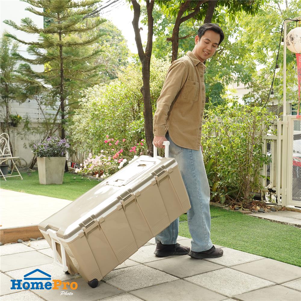 ถังแช่อเนกประสงค์ SPRING CIRCULAR 75 ลิตร สีโทป