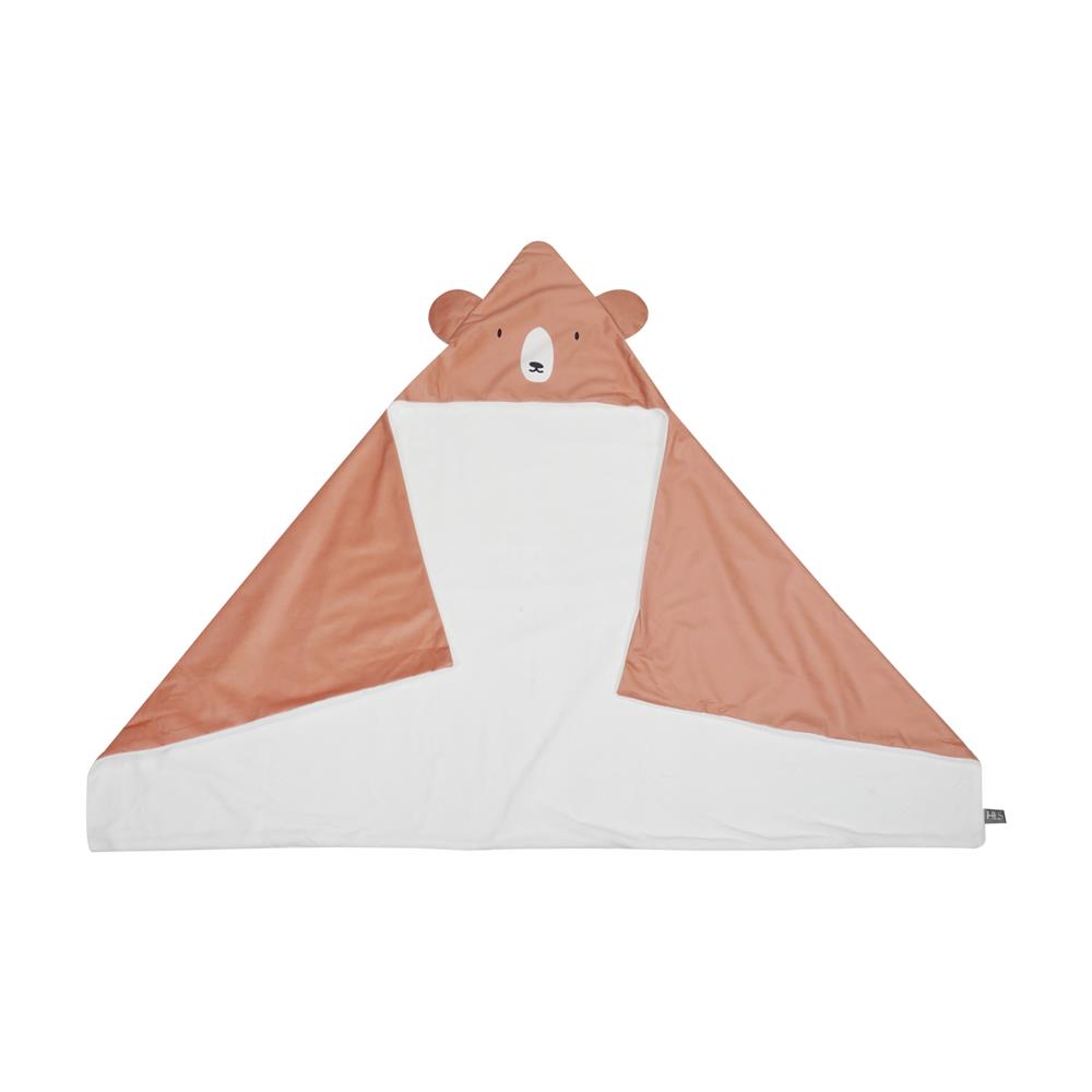 ผ้าขนหนู HOME LIVING STYLE HOOD BEAR 27X54 นิ้ว สี BROWN
