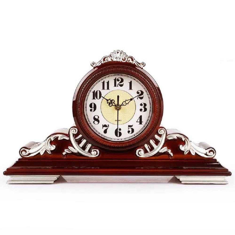 นาฬิกาตั้งโต๊ะ INTERY CT027C009_09 สีน้ำตาลเข้ม_1