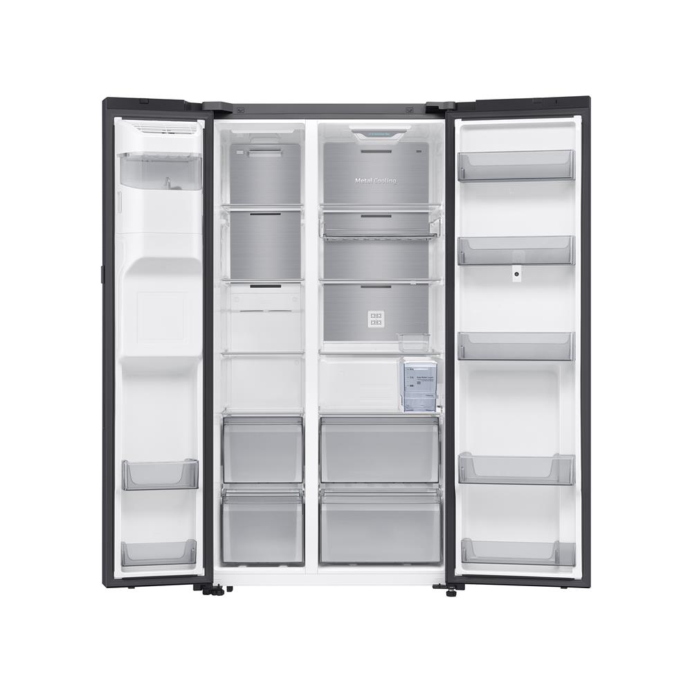 ตู้เย็น SIDE BY SIDE SAMSUNG RS90F65A2FST 21.7 คิว สีดำ