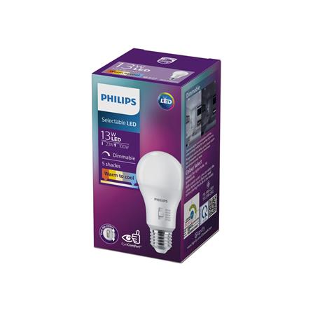 หลอด LED PHILIPS 13 วัตต์ DAYLIGHT/COOL WHITE/WARM WHITE E27_1