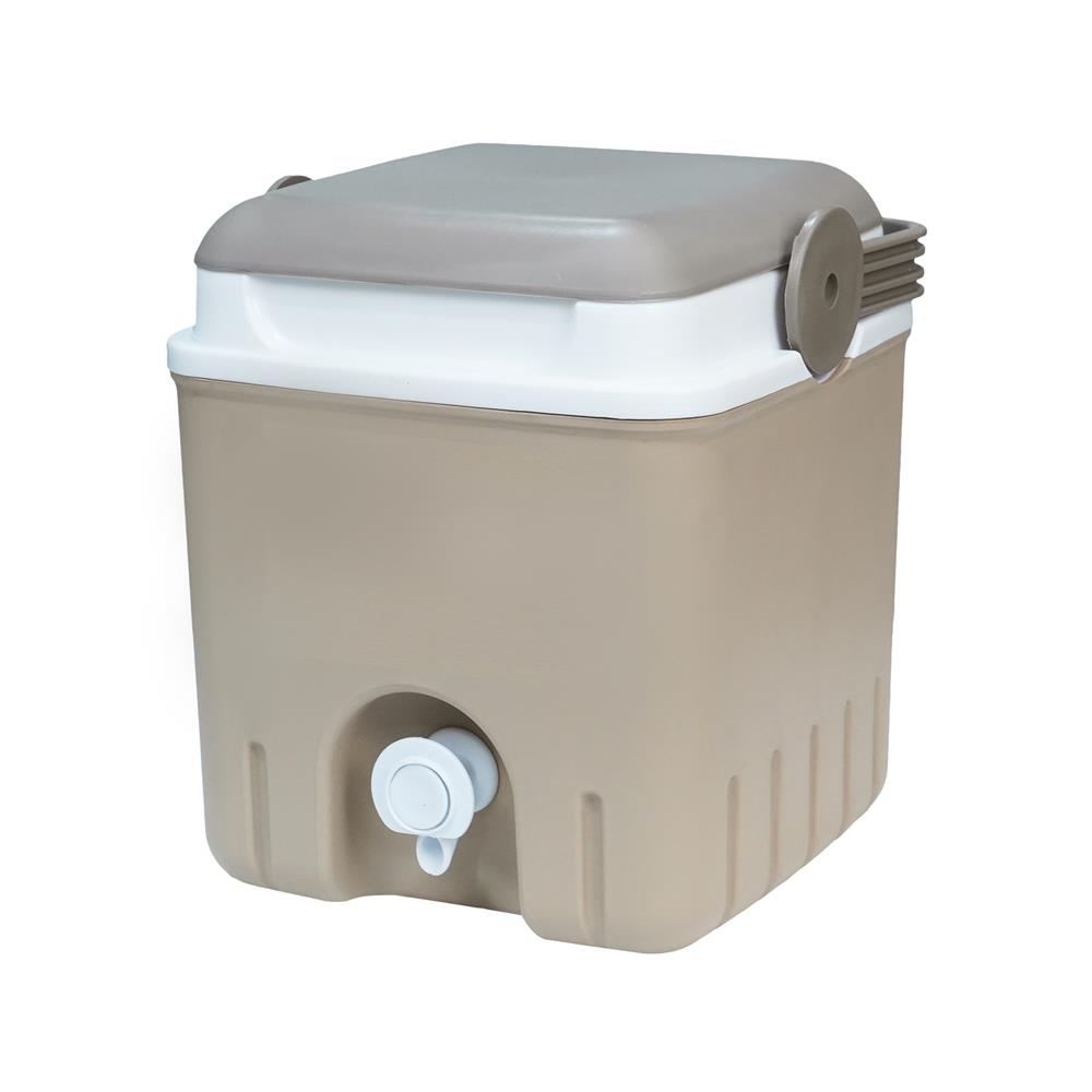 กระติกน้ำแข็งมีก๊อก SPRING CIRCULAR 4 ลิตร สีโทป