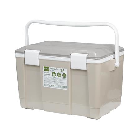 กระติกน้ำแข็ง SPRING CIRCULAR 15 ลิตร สีโทป_0