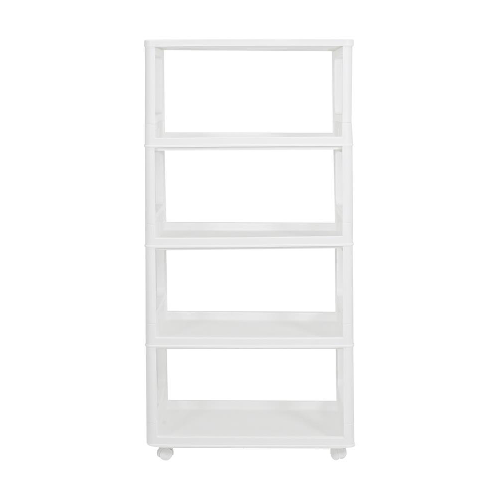 ชั้นวางของพับได้ 4 ชั้น STACKO GENNA 64X40X130 ซม. สีขาว