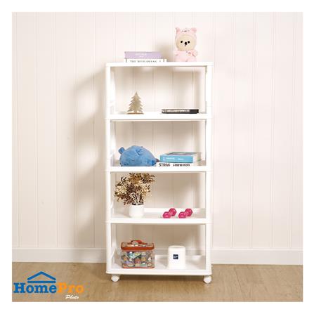 ชั้นวางของพับได้ 4 ชั้น STACKO GENNA 64X40X130 ซม. สีขาว_5