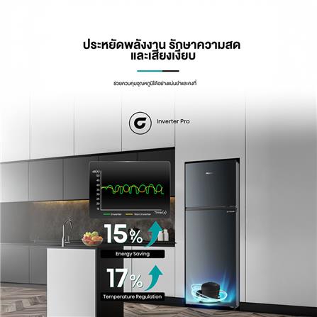 ตู้เย็น 2 ประตู HISENSE RT549N4TBN 15 คิว สีดำ_8