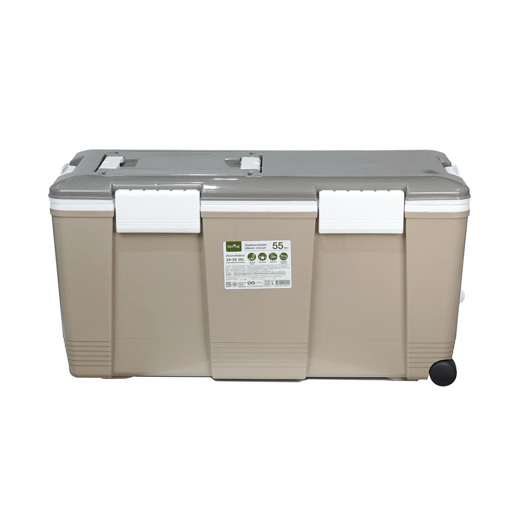 ถังแช่อเนกประสงค์ SPRING CIRCULAR 55 ลิตร สีโทป