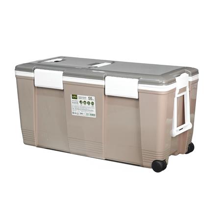 ถังแช่อเนกประสงค์ SPRING CIRCULAR 55 ลิตร สีโทป_0