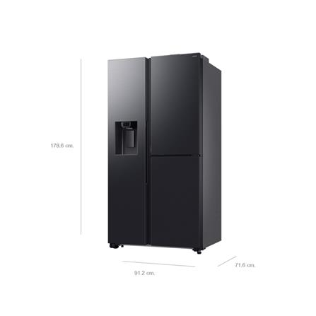 ตู้เย็น SIDE BY SIDE SAMSUNG RS80F65G1FST 22.1 คิว สีดำ_8