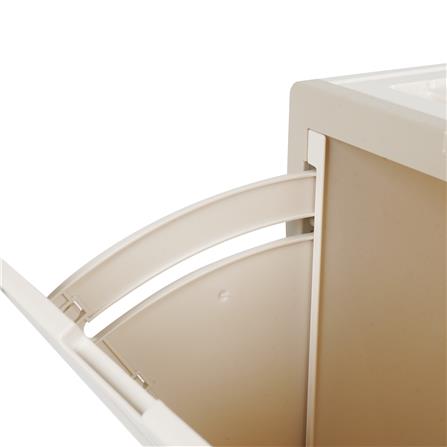 กล่องบานเปิด STACKO SORA 32X32X32.5 ซม. สีเบจ_5