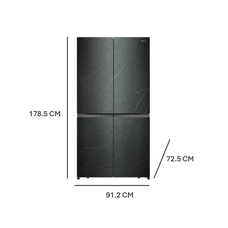 ตู้เย็น MULTI DOOR HISENSE RQ758N4TWU 21.6 คิว สีดำหิน_7