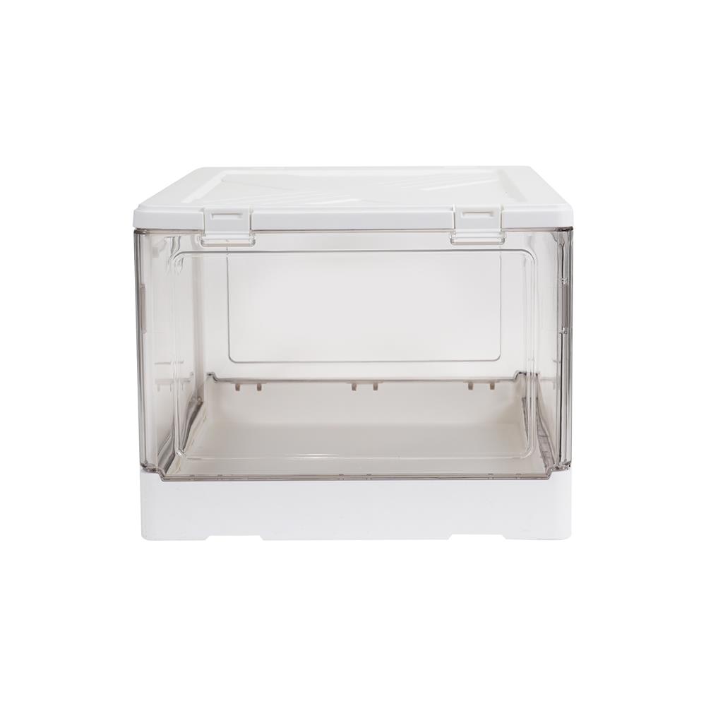 กล่องรองเท้า STACKO LITE 38X28X22 ซม. สีขาว/ใส