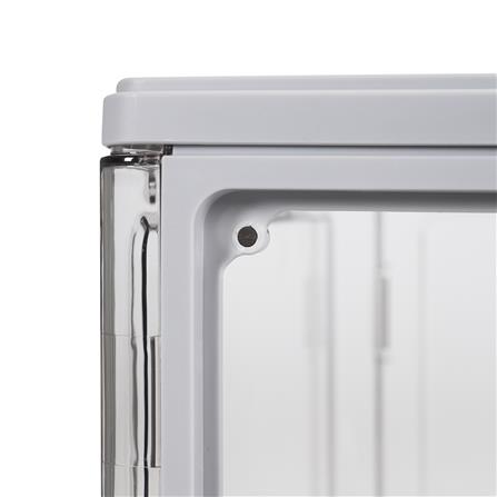 กล่องรองเท้า STACKO LITE 38X28X22 ซม. สีเทา/ใส_5