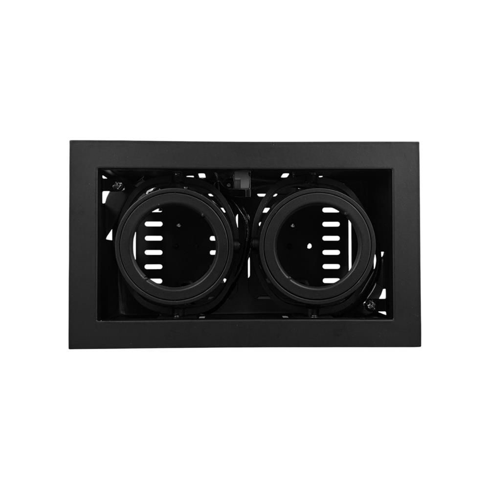 ดาวน์ไลท์ L&E HG 24-05011 7 นิ้ว สีดำ เหลี่ยม