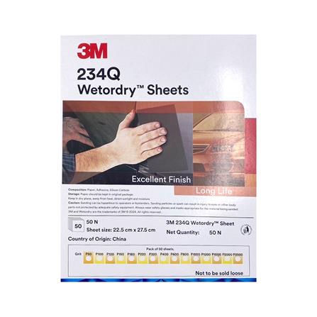 กระดาษทรายน้ำ 3M 234Q เบอร์ 2000 9x11 นิ้ว_1