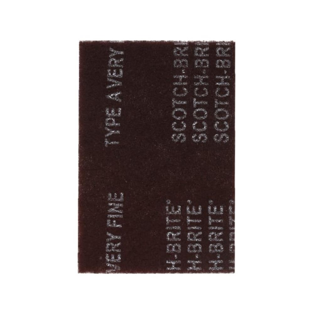 แผ่นใยขัด SCOTCH-BRITE 3M 7447 6x9 นิ้ว สีแดง