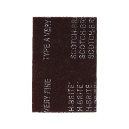 แผ่นใยขัด SCOTCH-BRITE 3M 7447 6x9 นิ้ว สีแดง_1