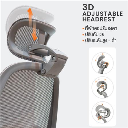 เก้าอี้สุขภาพ ERGOTREND ERGOMATIC PLUS สีเทา_9