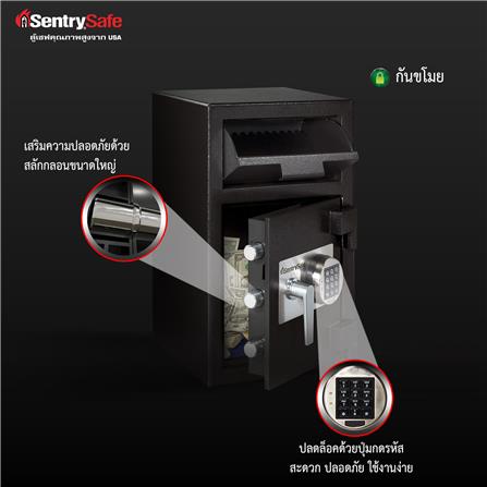 ตู้เซฟนิรภัย ELECTRONIC SENTRYSAFE DH-109E 35.6 ซม. สีดำ_1