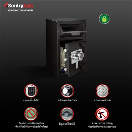 ตู้เซฟนิรภัย ELECTRONIC SENTRYSAFE DH-109E 35.6 ซม. สีดำ_2