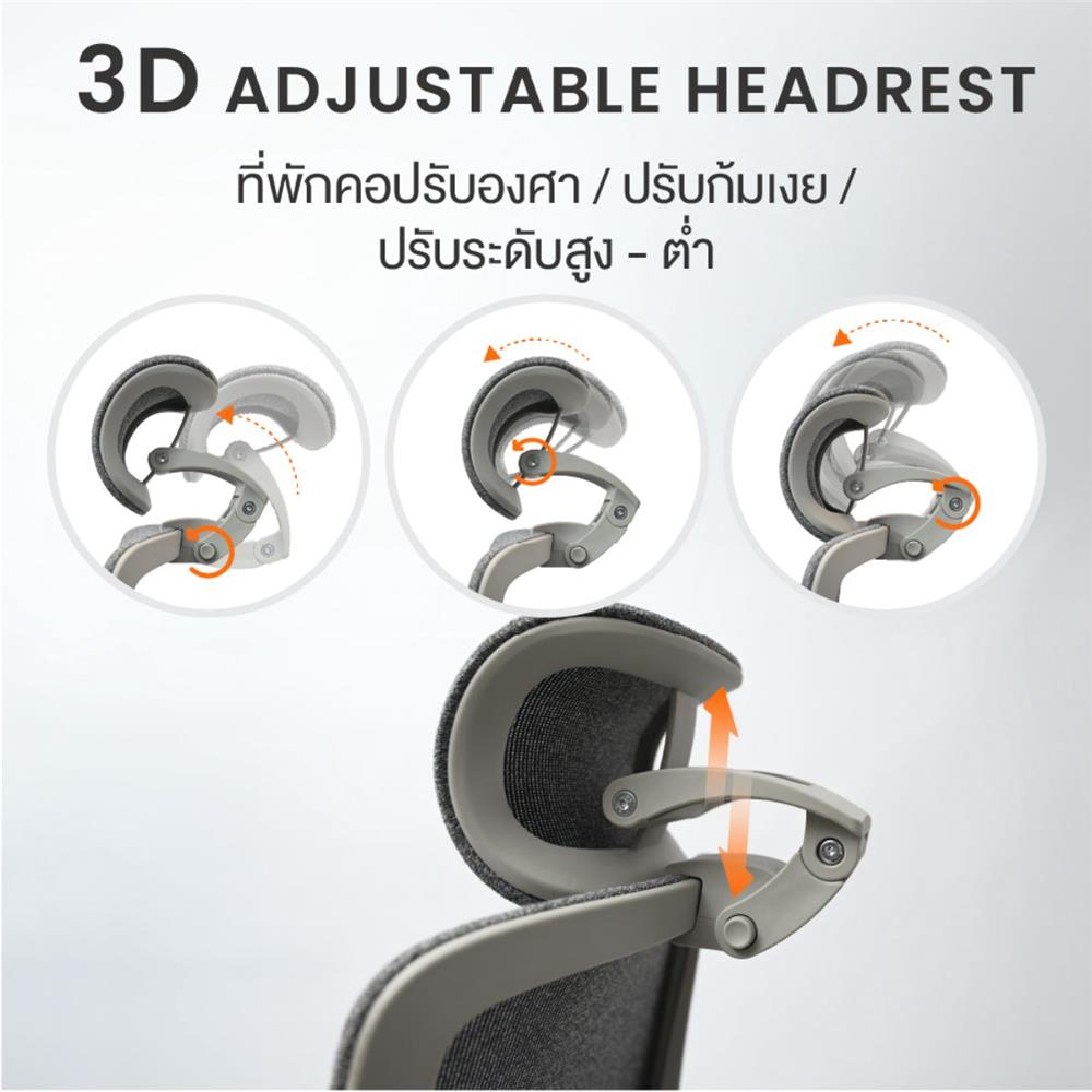 เก้าอี้สุขภาพ ERGOTREND ERGOMATIC PRO สีเทา