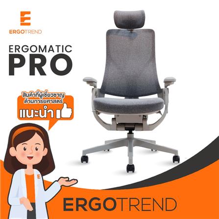เก้าอี้สุขภาพ ERGOTREND ERGOMATIC PRO สีเทา_5