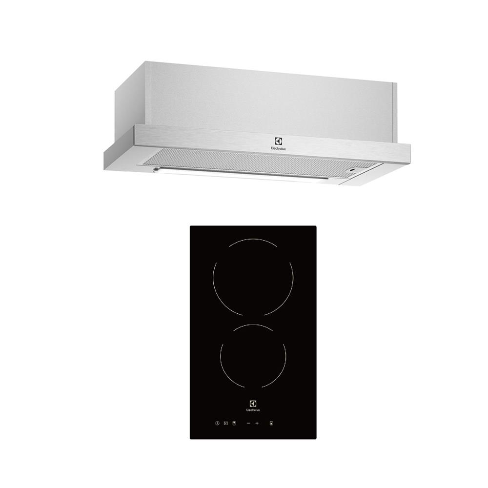 เตาฝัง+เครื่องดูดควัน ELECTROLUX EHC325BA+ECP6541X