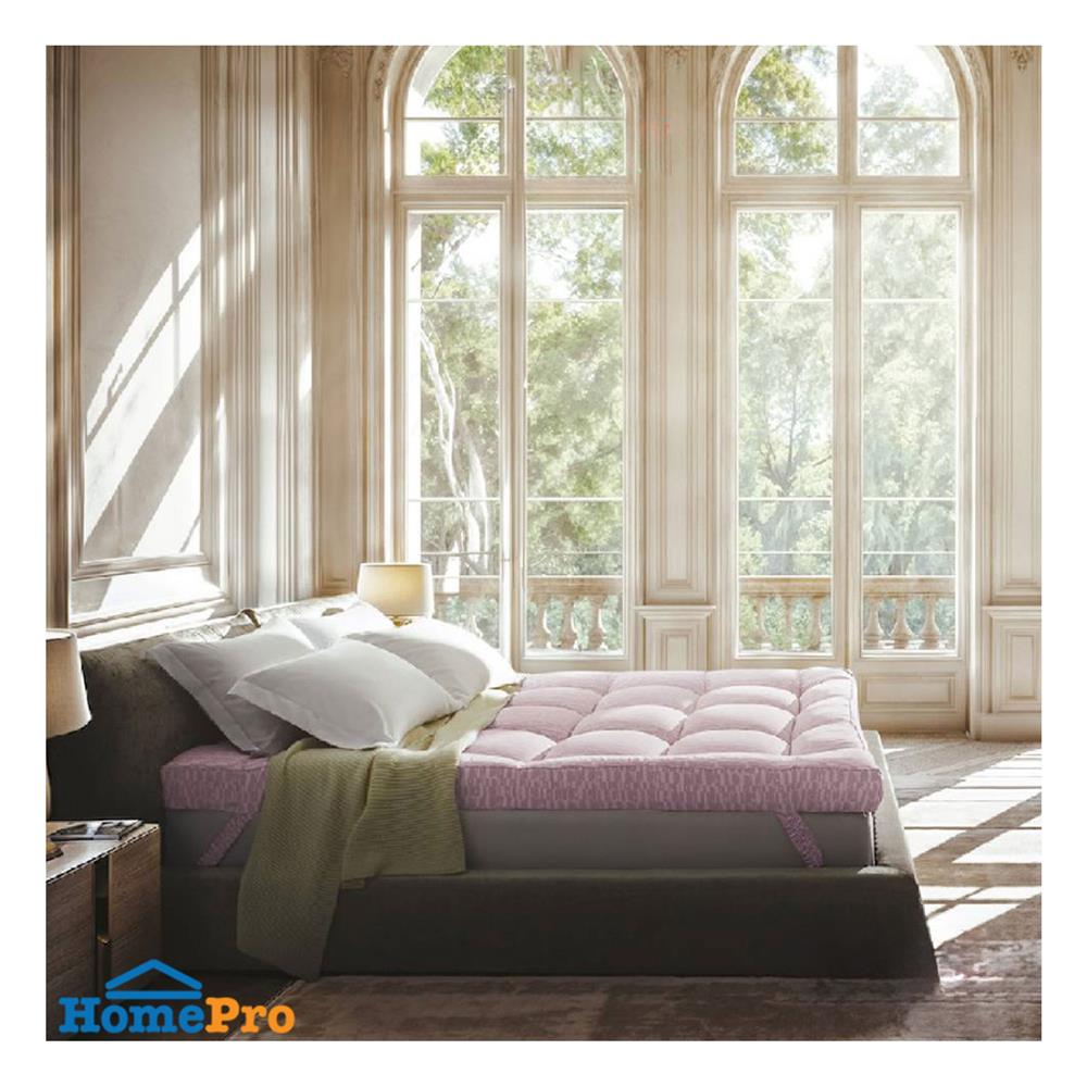 แผ่นรองนอน 6 ฟุต ELLE DECOR ECLAIR