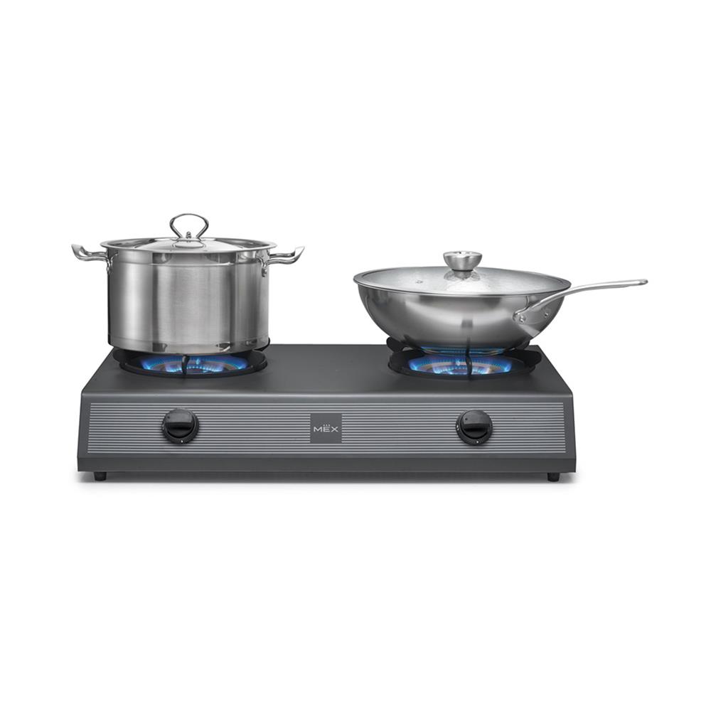 เตาแก๊สตั้งโต๊ะ 2 หัวแก๊ส MEX PC8372GB