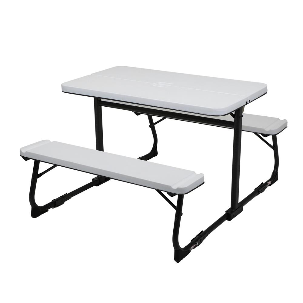 ชุดโต๊ะเด็กพับได้ 2 ที่นั่ง FURDINI DUO สีขาว_0