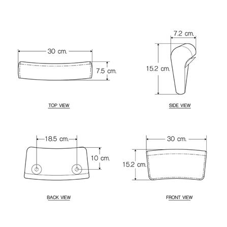 หมอนอ่างอาบน้ำ I-SPA I-BPL01_2