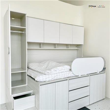 เตียงเด็ก 3.5 ฟุต OYAKOO DINO สีเบจ_15