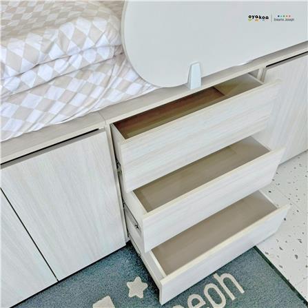 เตียงเด็ก 3.5 ฟุต OYAKOO DINO สีเบจ_13