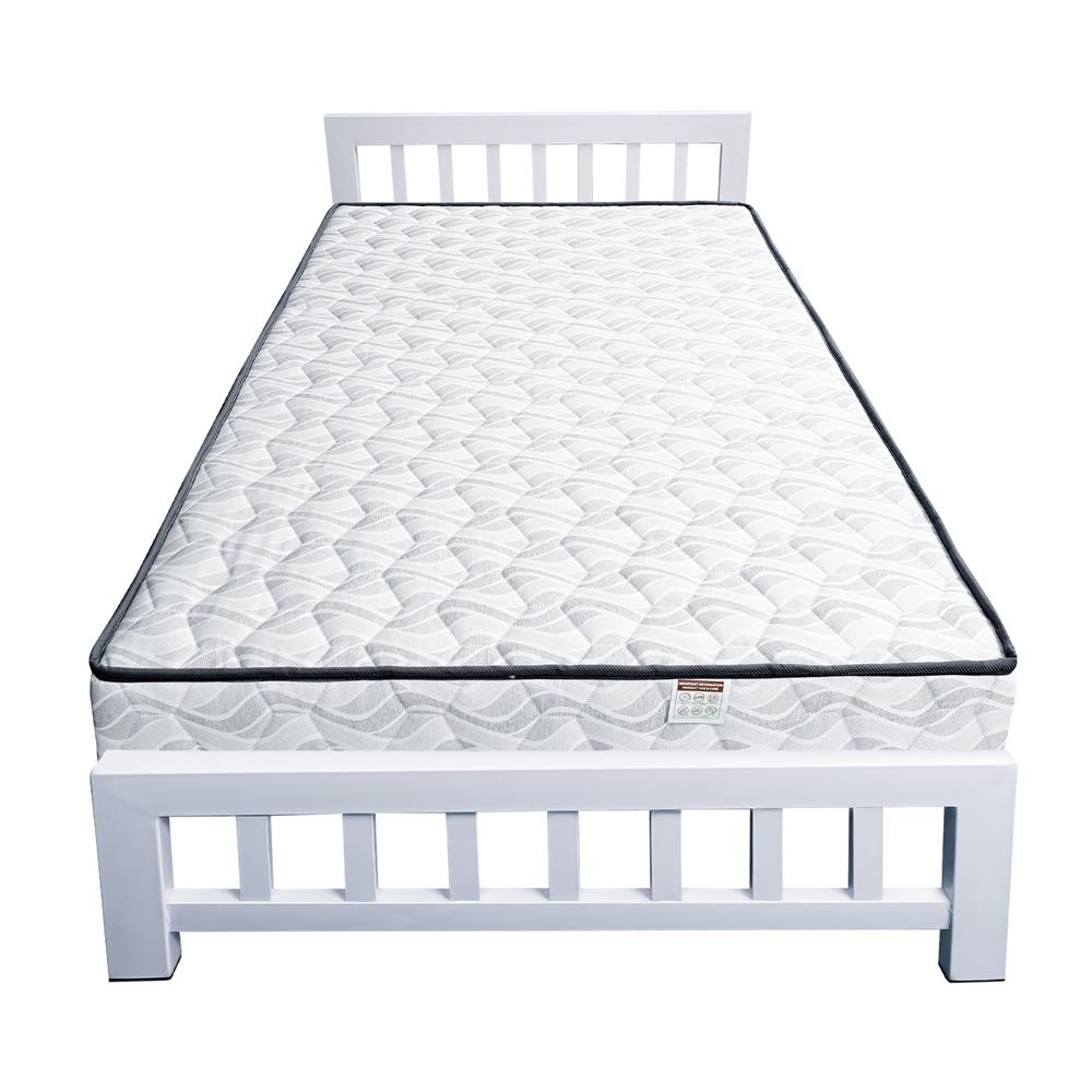 เตียงเหล็ก 3.5 ฟุต THAIBULL SSTRF252-105W สีขาว