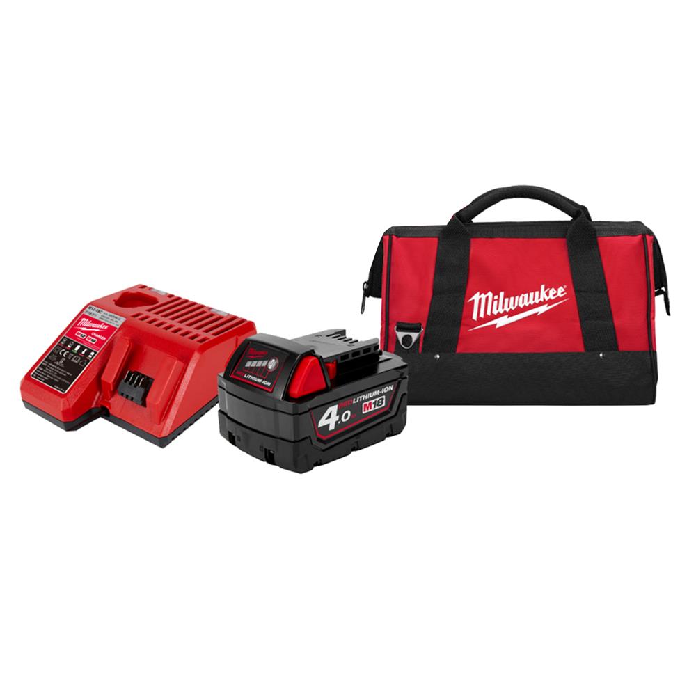ชุดสว่านโรตารี่ 26 มม. (พร้อมแบตเตอรี่) MILWAUKEE M18 REDSTART BLH-401B 18 โวลต์