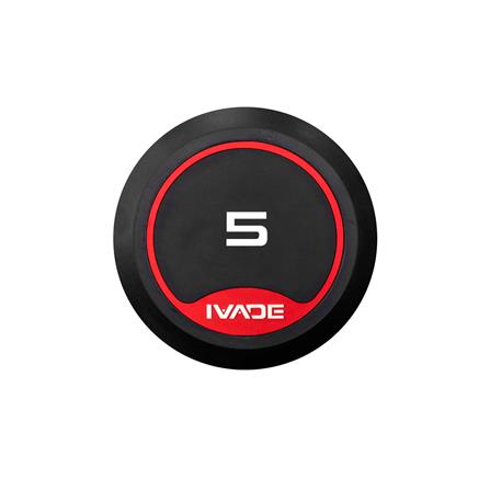 ดัมเบลกลมหุ้มยาง IVADE MD2104 5 กก. (แพ็ก 2 ชิ้น)_2