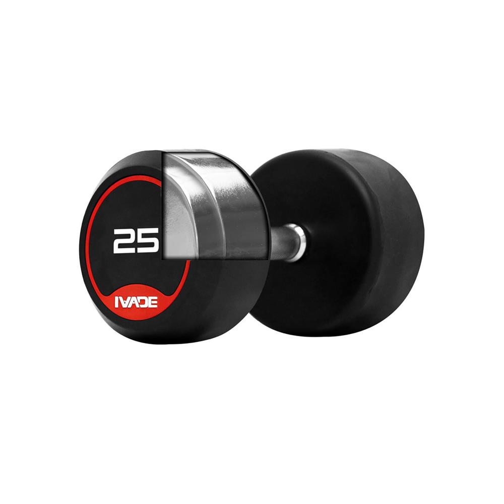 ดัมเบลกลมหุ้มยาง IVADE MD2104 25 กก. (แพ็ก 2 ชิ้น)