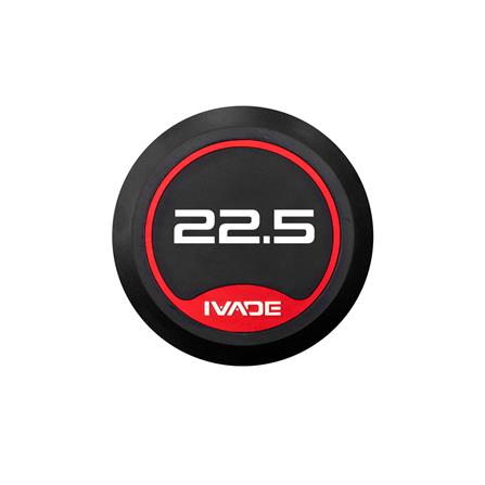 ดัมเบลกลมหุ้มยาง IVADE MD2104 22.5 กก. (แพ็ก 2 ชิ้น)_2